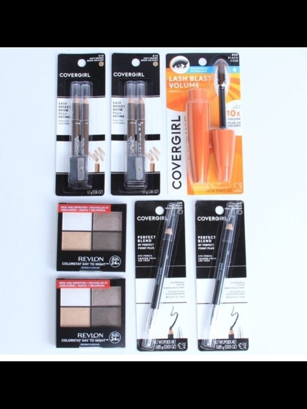 Revlon And CoverGirl Makeup Bundle Lot